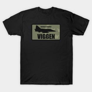 Swedish Air Force Viggen Patch (subdued) T-Shirt